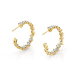 MICHAEL M Fashion Earrings Montage Petite Hoop Earrings