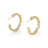 MICHAEL M Fashion Earrings Montage Petite Hoop Earrings