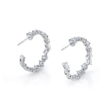 MICHAEL M Fashion Earrings Montage Petite Hoop Earrings
