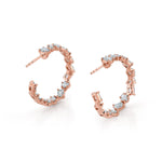 MICHAEL M Fashion Earrings Montage Petite Hoop Earrings