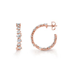 MICHAEL M Fashion Earrings Montage Petite Hoop Earrings