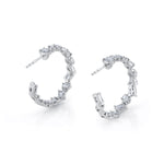 MICHAEL M Fashion Earrings Montage Petite Hoop Earrings