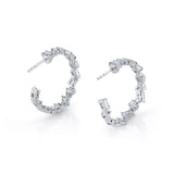 MICHAEL M Fashion Earrings Montage Petite Hoop Earrings