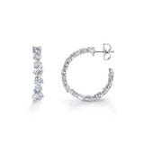 MICHAEL M Fashion Earrings Montage Petite Hoop Earrings