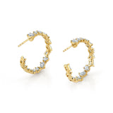 MICHAEL M Fashion Earrings Montage Petite Hoop Earrings