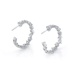 MICHAEL M Fashion Earrings Montage Petite Hoop Earrings