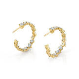 MICHAEL M Fashion Earrings Montage Petite Hoop Earrings