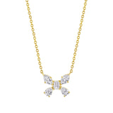 MICHAEL M Fashion Necklaces 14K Yellow Gold Montage Butterfly Pendant
