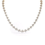 MICHAEL M Fashion Necklaces 18K Yellow Gold Montage Cluster Riviera Necklace CN403