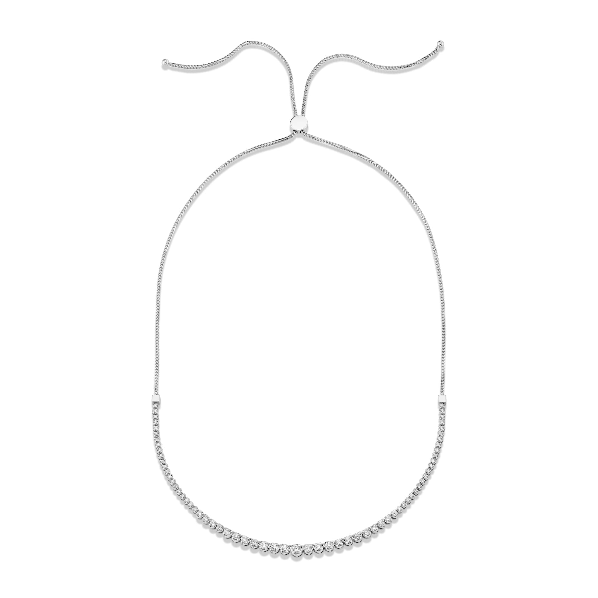 MICHAEL M Fashion Necklaces Montage Adjustable Tennis Necklace
