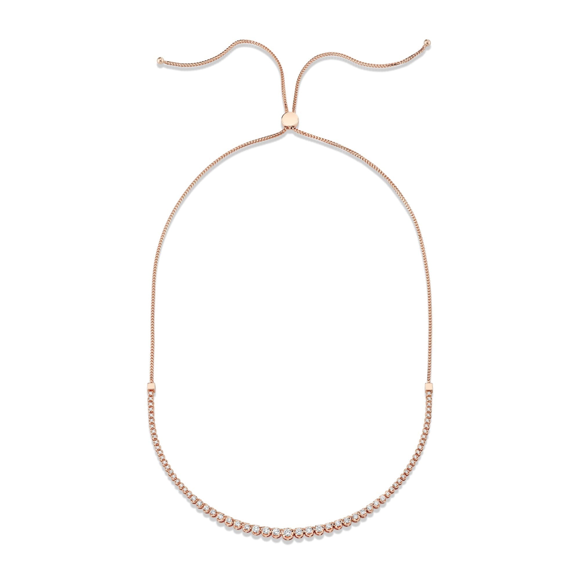 MICHAEL M Fashion Necklaces Montage Adjustable Tennis Necklace