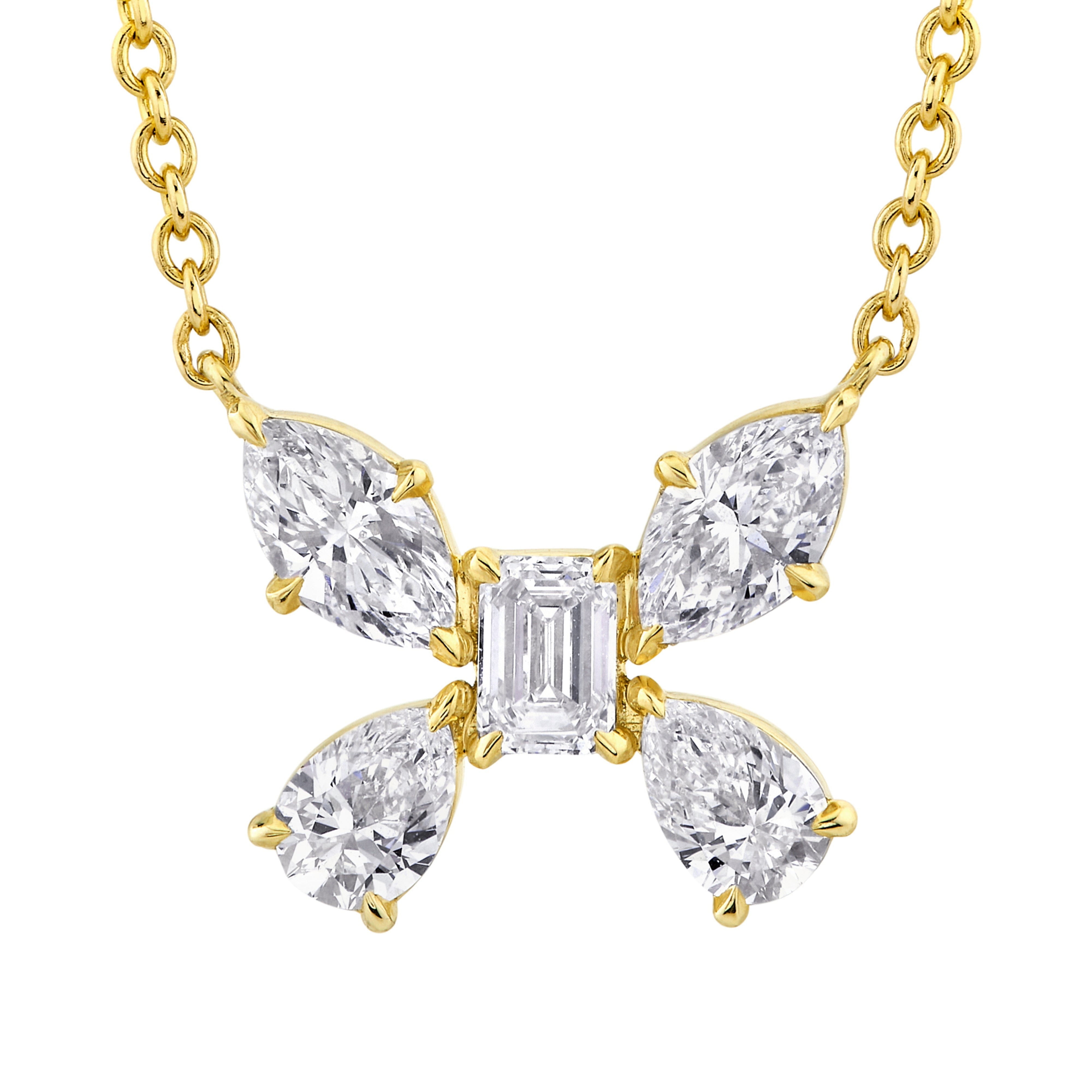 MICHAEL M Fashion Necklaces Montage Butterfly Pendant