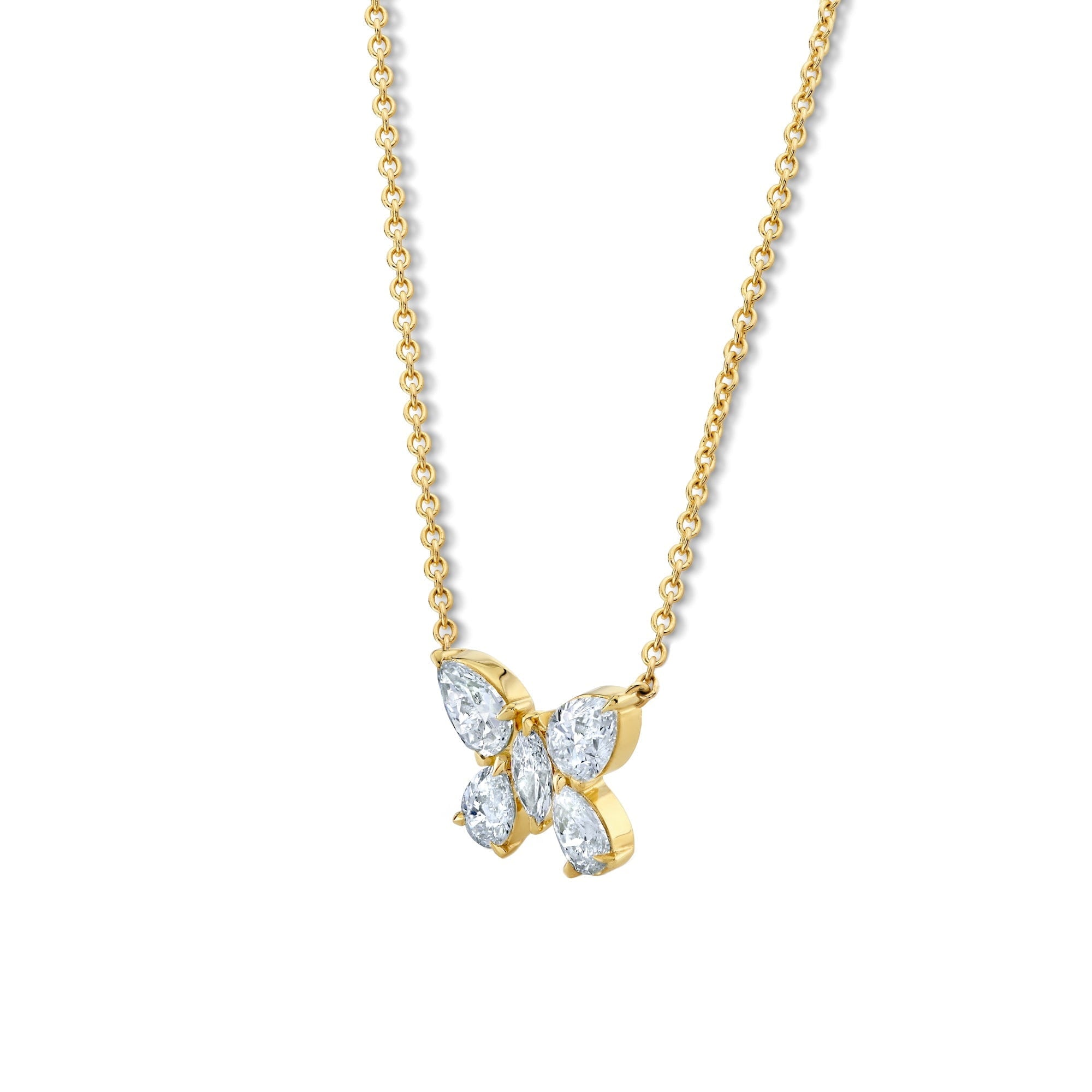 MICHAEL M Fashion Necklaces Montage Butterfly Pendant