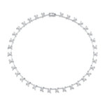 MICHAEL M Fashion Necklaces Montage Butterfly Tennis Necklace