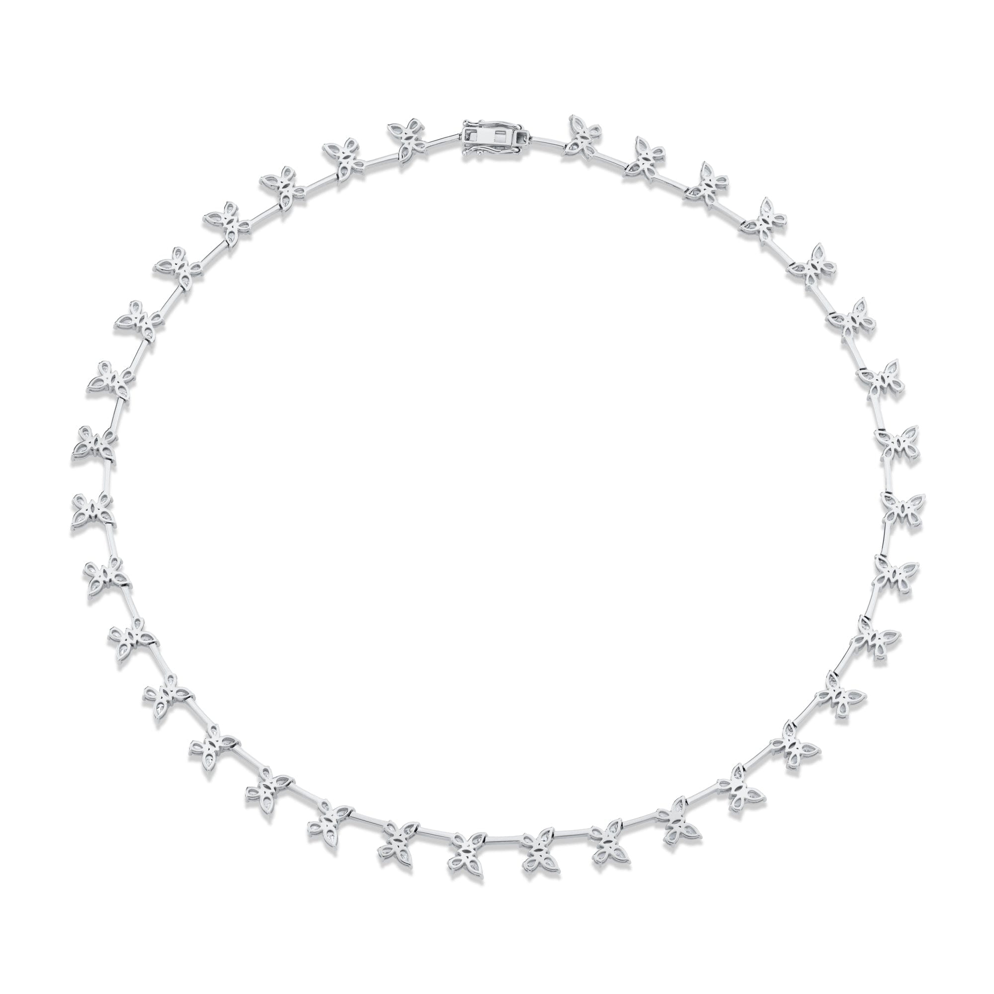 MICHAEL M Fashion Necklaces Montage Butterfly Tennis Necklace