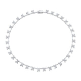 MICHAEL M Fashion Necklaces Montage Butterfly Tennis Necklace