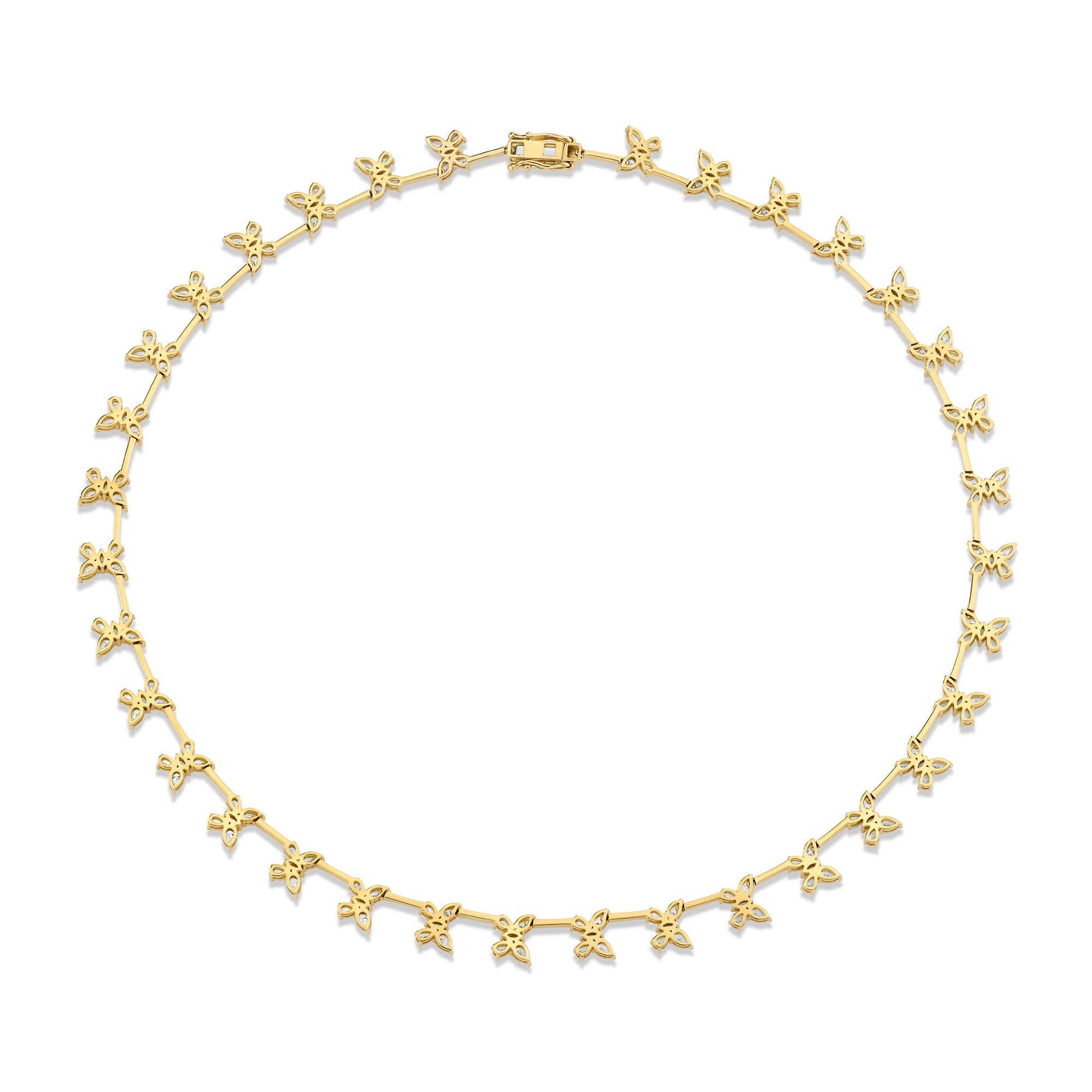 MICHAEL M Fashion Necklaces Montage Butterfly Tennis Necklace