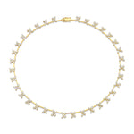 MICHAEL M Fashion Necklaces Montage Butterfly Tennis Necklace