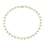 MICHAEL M Fashion Necklaces Montage Butterfly Tennis Necklace