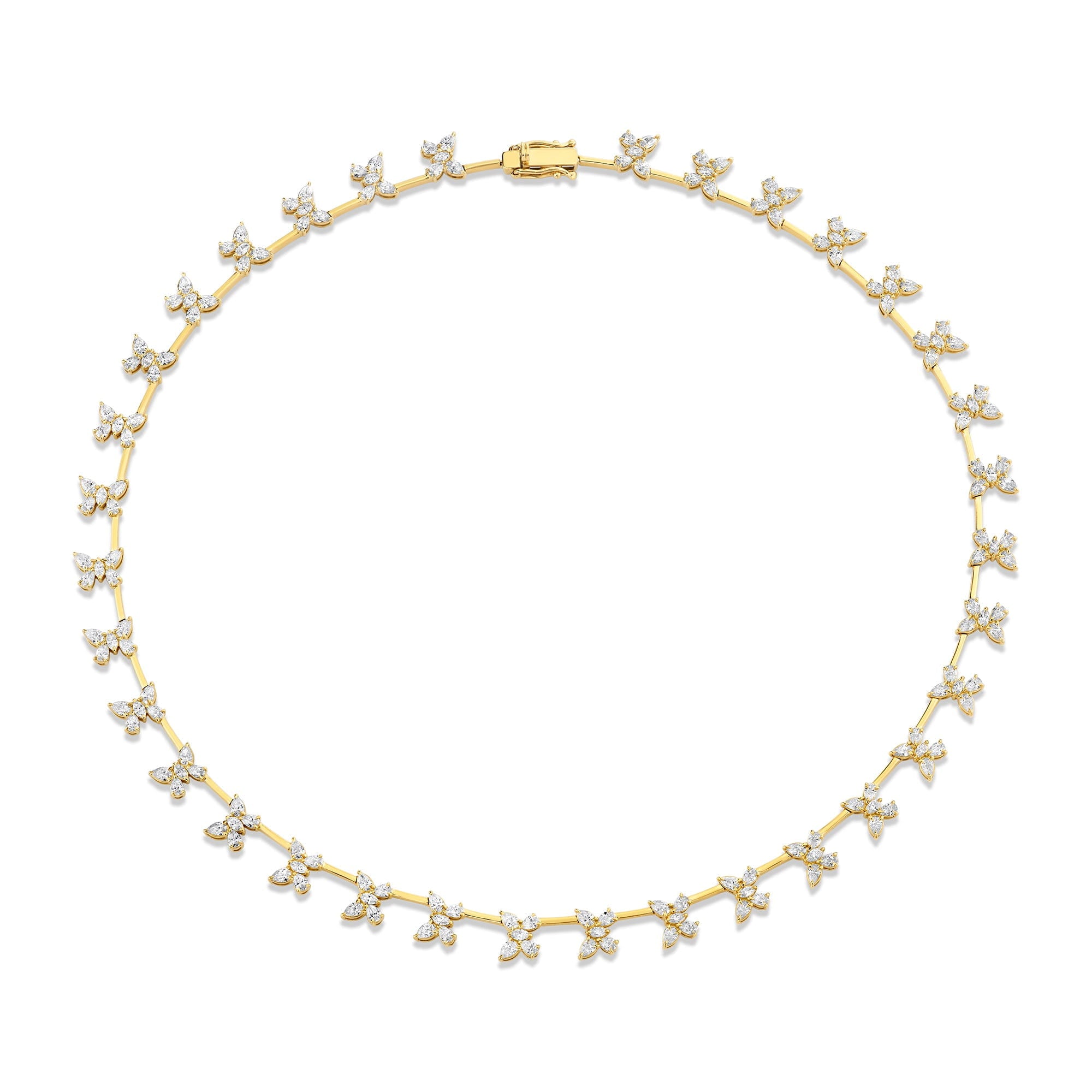 MICHAEL M Fashion Necklaces Montage Butterfly Tennis Necklace