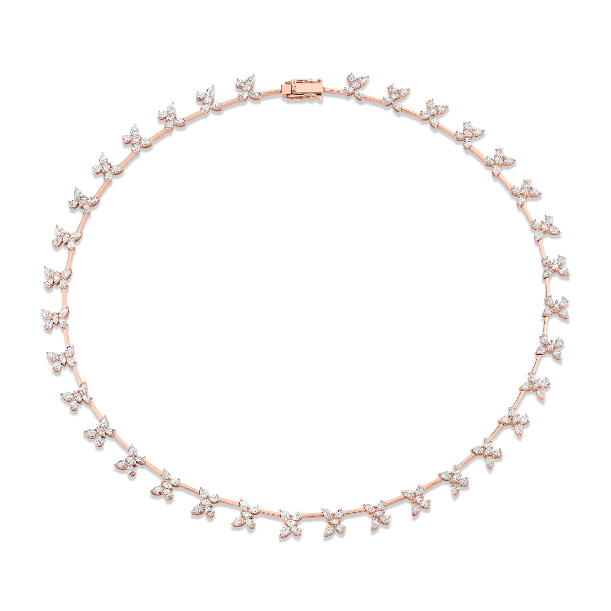 MICHAEL M Fashion Necklaces Montage Butterfly Tennis Necklace