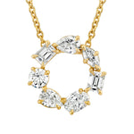 MICHAEL M Fashion Necklaces Montage Circle Necklace