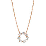 MICHAEL M Fashion Necklaces Montage Circle Necklace
