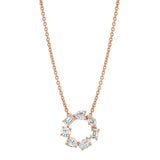 MICHAEL M Fashion Necklaces Montage Circle Necklace