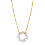 MICHAEL M Fashion Necklaces Montage Circle Necklace