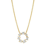 MICHAEL M Fashion Necklaces Montage Circle Necklace