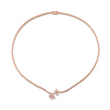 MICHAEL M Fashion Necklaces Montage Cluster Drop Tennis Necklace