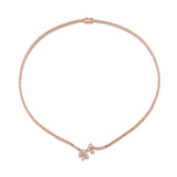 MICHAEL M Fashion Necklaces Montage Cluster Drop Tennis Necklace