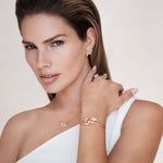 Montage Cluster Halo Necklace