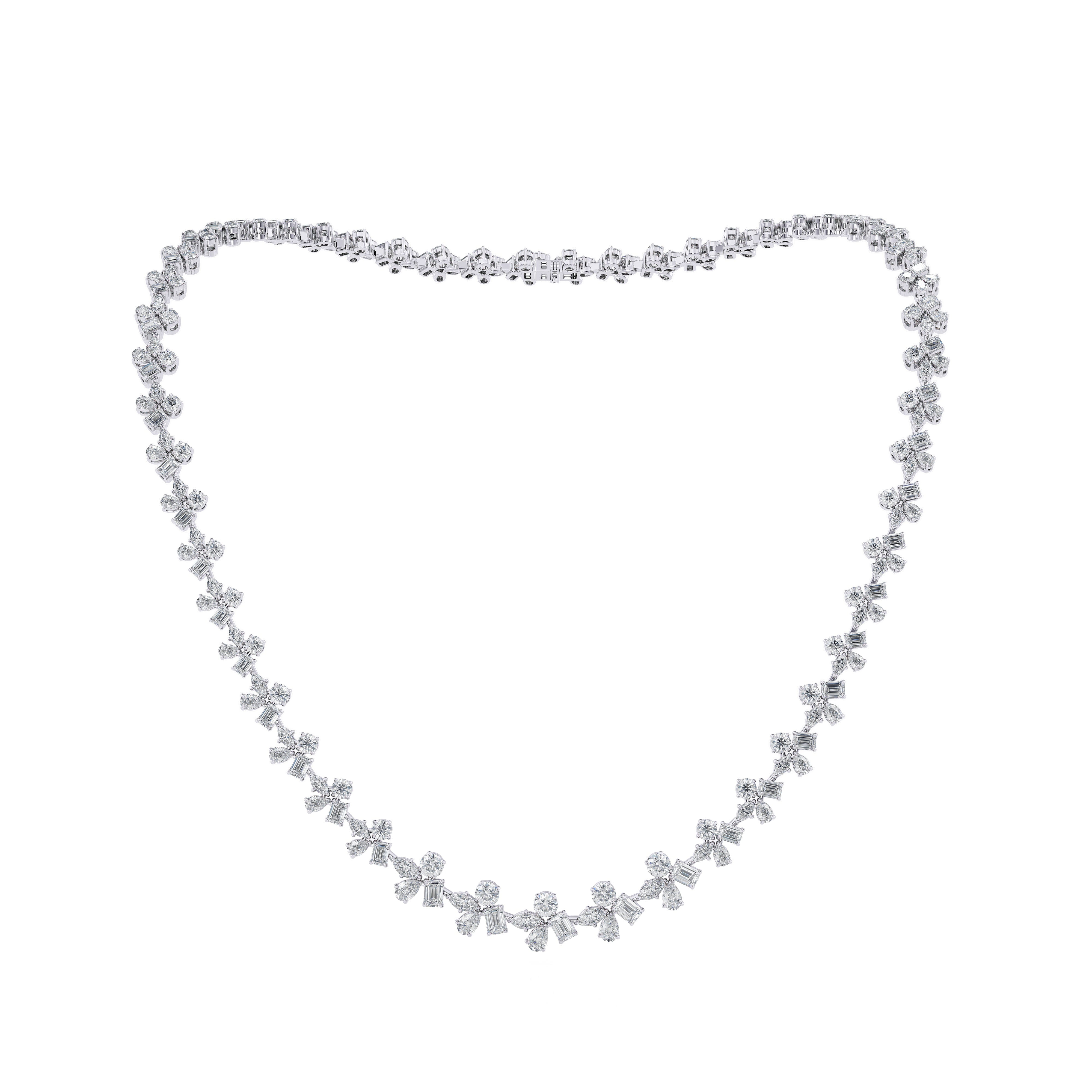 MICHAEL M Fashion Necklaces Montage Cluster Riviera Necklace