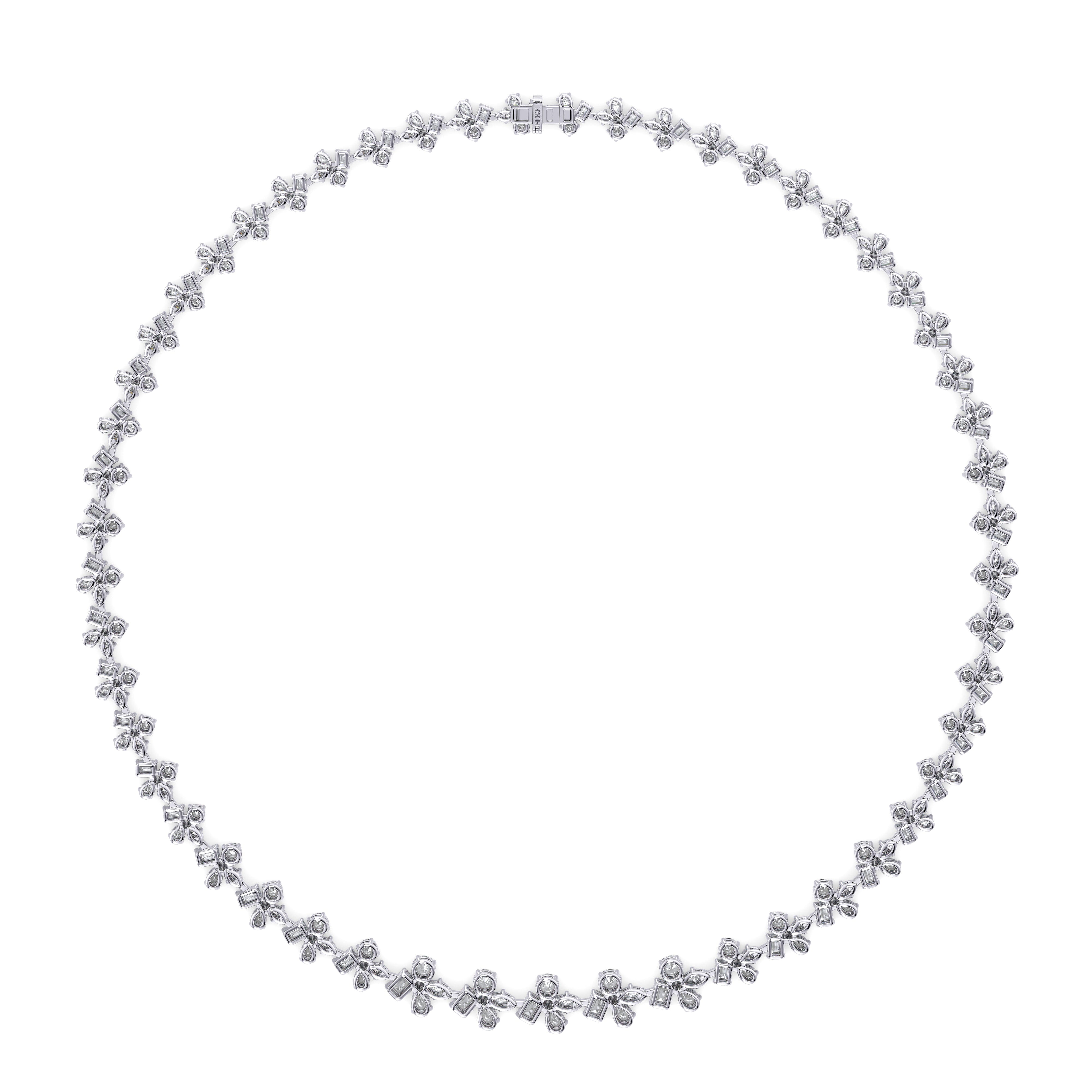 MICHAEL M Fashion Necklaces Montage Cluster Riviera Necklace