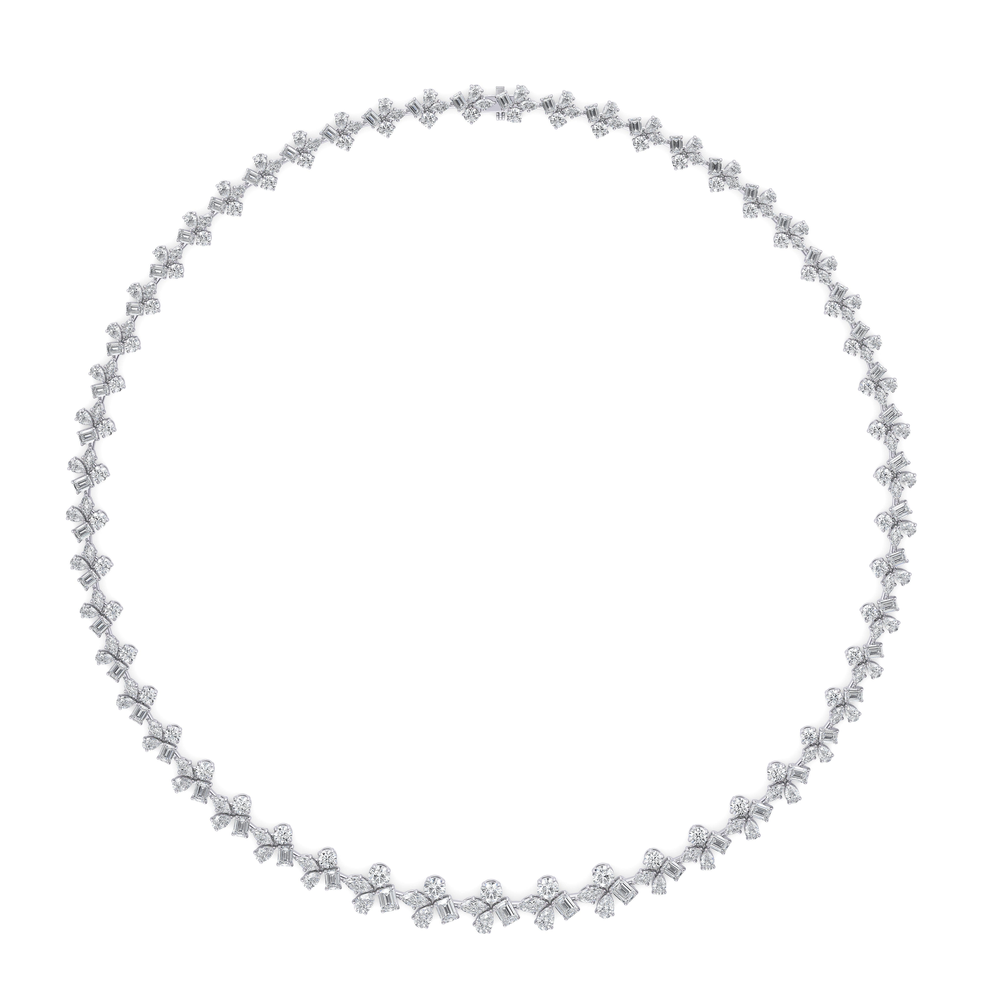 MICHAEL M Fashion Necklaces Montage Cluster Riviera Necklace