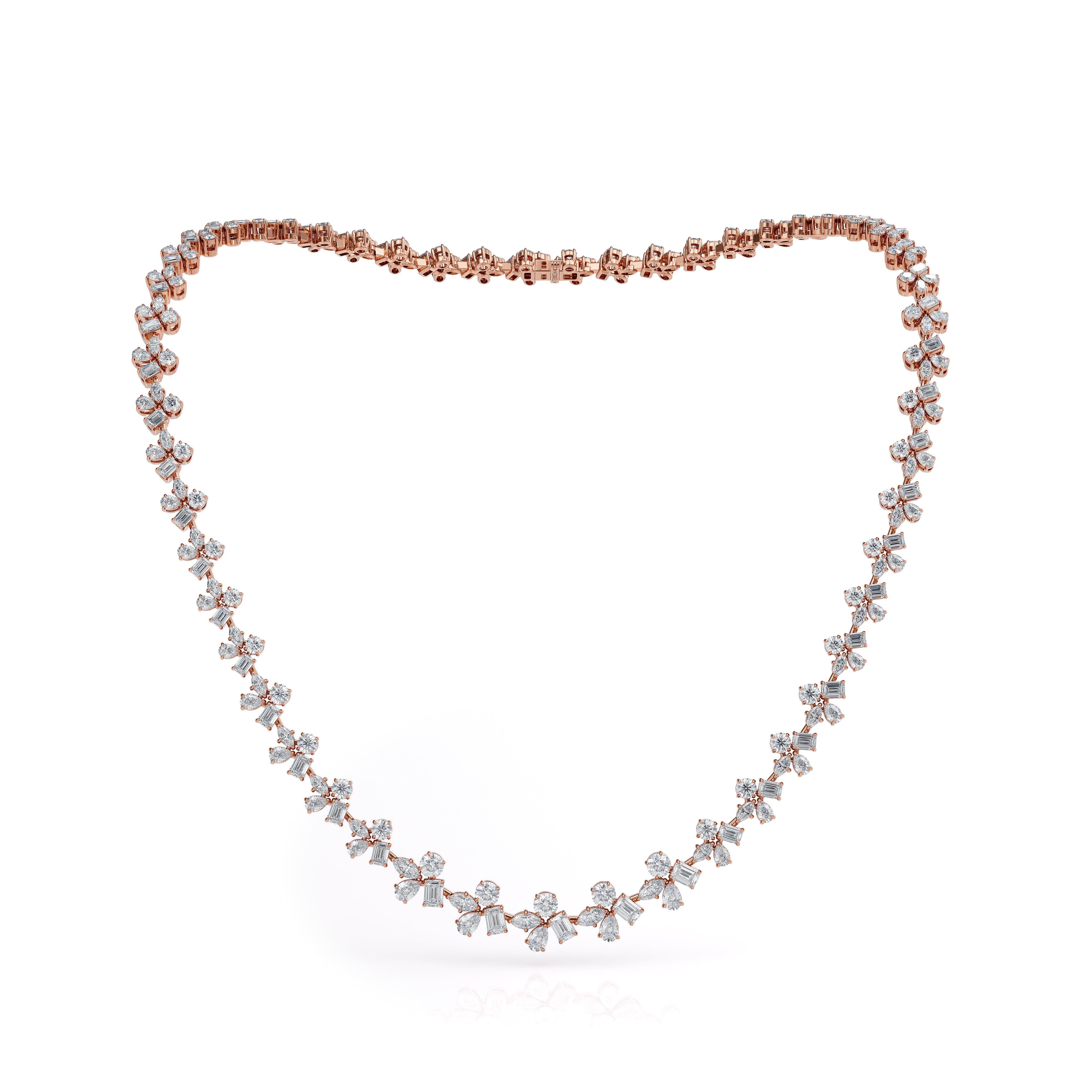 MICHAEL M Fashion Necklaces Montage Cluster Riviera Necklace