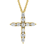 MICHAEL M Fashion Necklaces Montage Cross Pendant