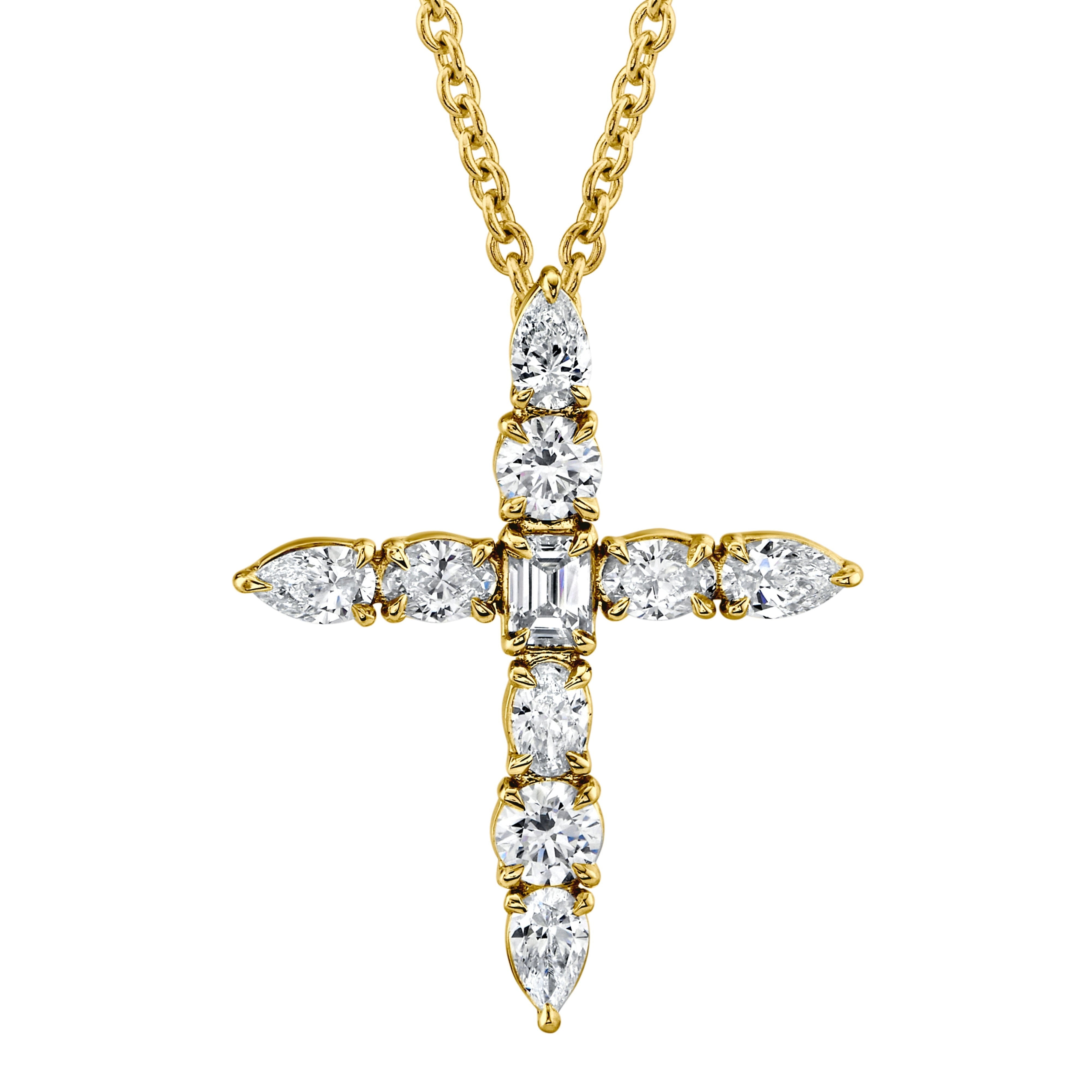 MICHAEL M Fashion Necklaces Montage Cross Pendant