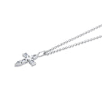 MICHAEL M Fashion Necklaces Montage Diamond Emerald Cross Pendant