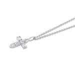 MICHAEL M Fashion Necklaces Montage Diamond Emerald Cross Pendant