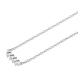 MICHAEL M Fashion Necklaces Montage Emerald Cut Diamond Bar Necklace