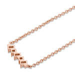 MICHAEL M Fashion Necklaces Montage Emerald & Princess Diamond Bar Necklace