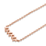 MICHAEL M Fashion Necklaces Montage Emerald & Princess Diamond Bar Necklace