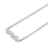 MICHAEL M Fashion Necklaces Montage Emerald & Princess Diamond Bar Necklace