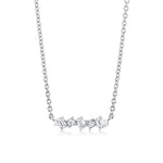 MICHAEL M Fashion Necklaces Montage Emerald & Princess Diamond Bar Necklace