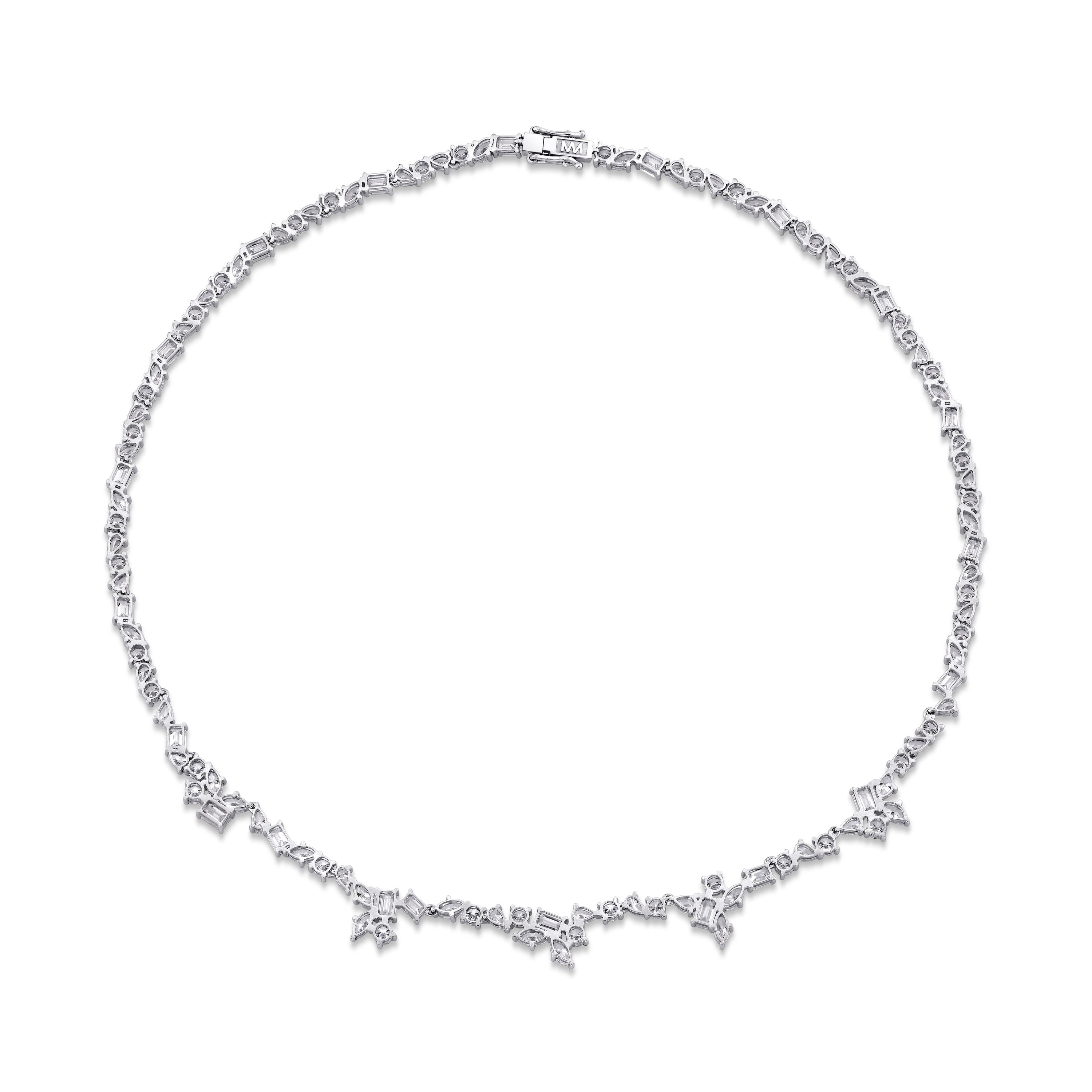 MICHAEL M Fashion Necklaces Montage Eternity Tennis Necklace