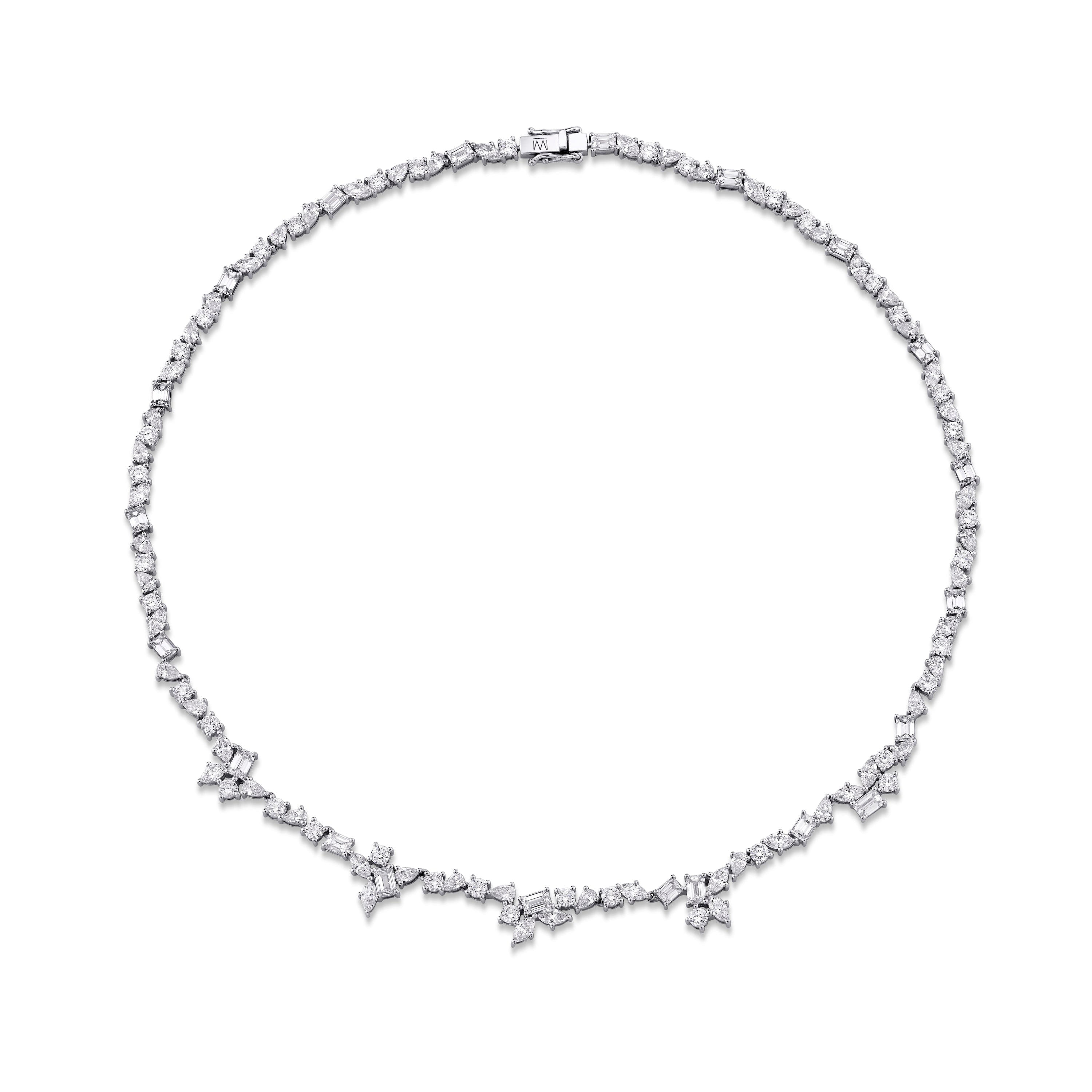 MICHAEL M Fashion Necklaces Montage Eternity Tennis Necklace