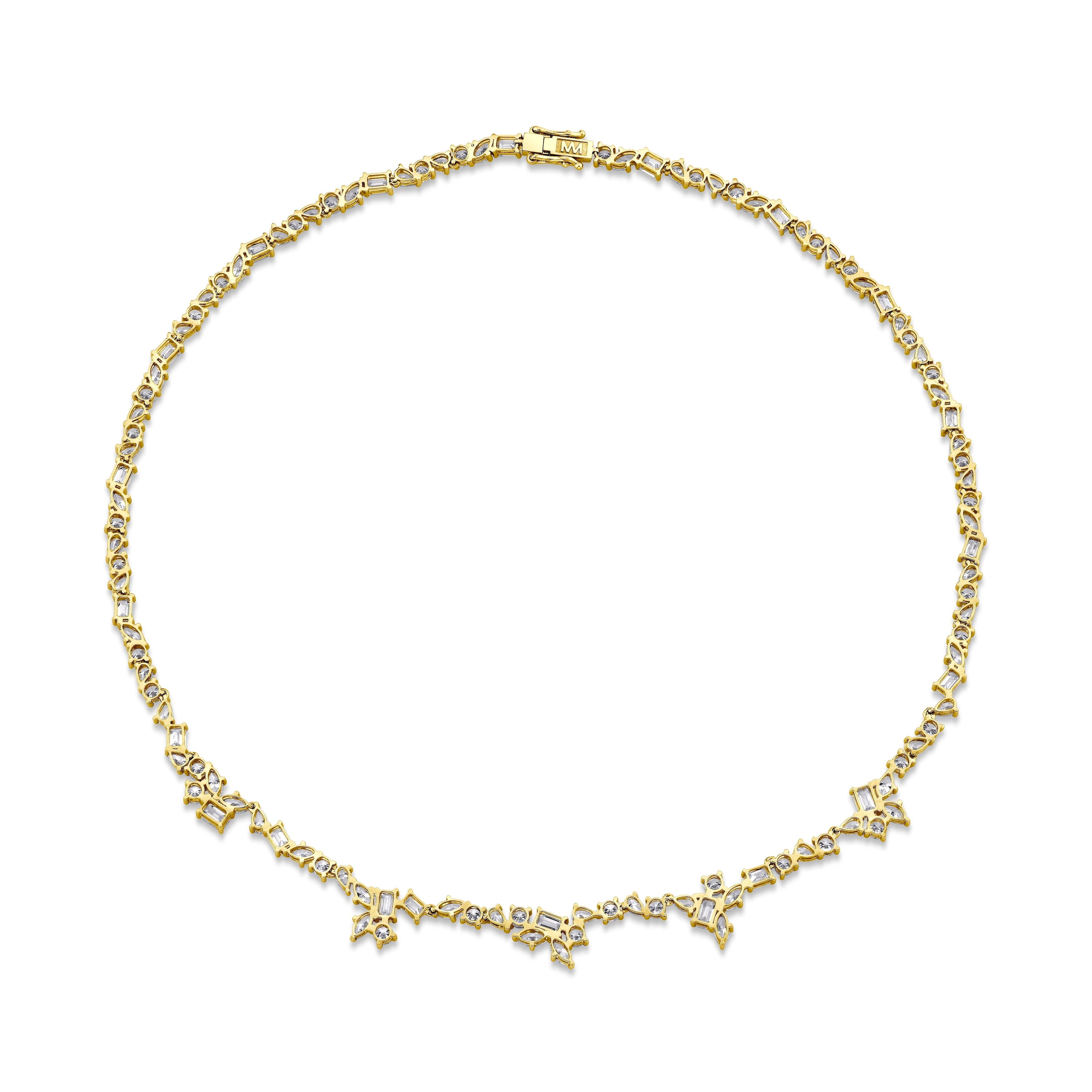 MICHAEL M Fashion Necklaces Montage Eternity Tennis Necklace