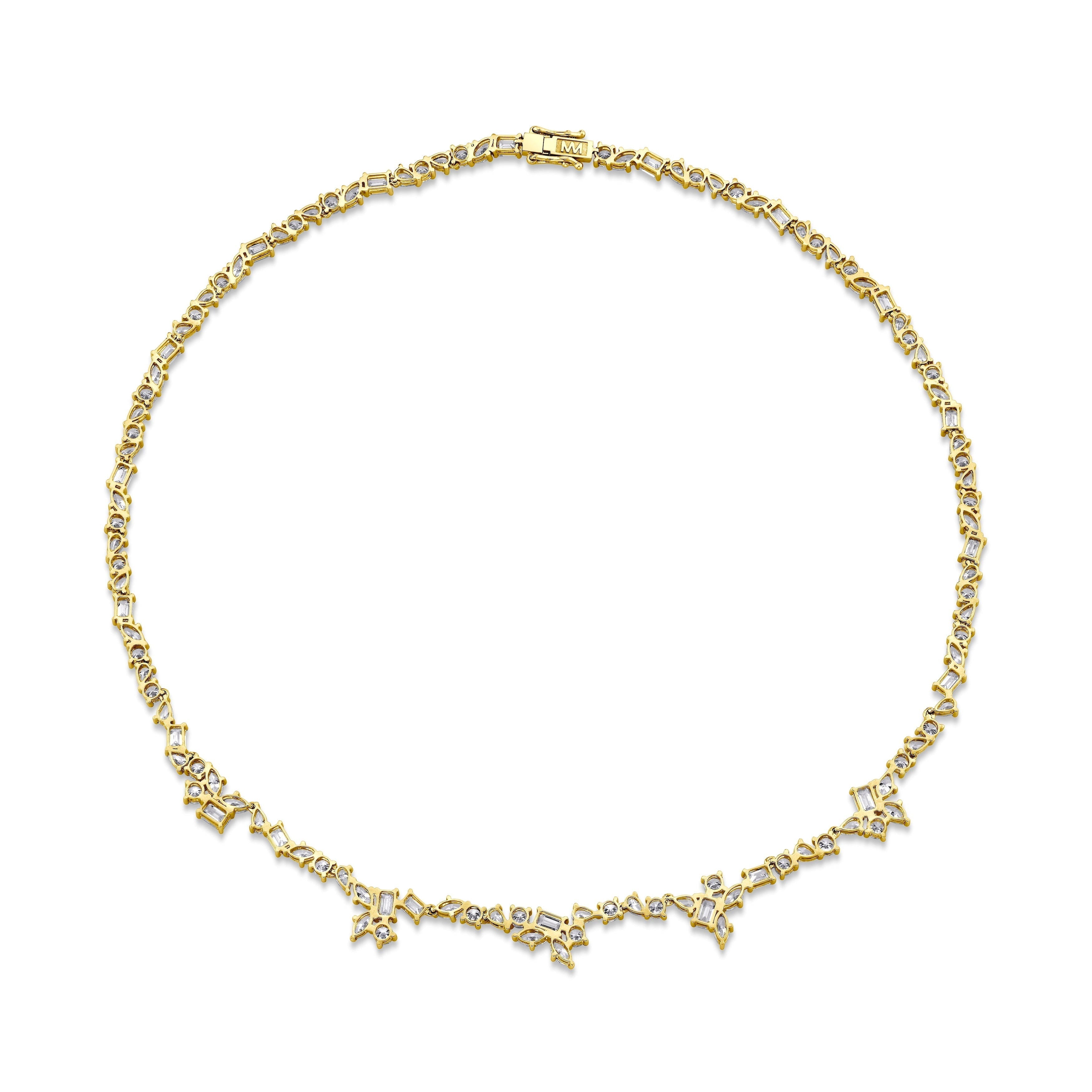 MICHAEL M Fashion Necklaces Montage Eternity Tennis Necklace